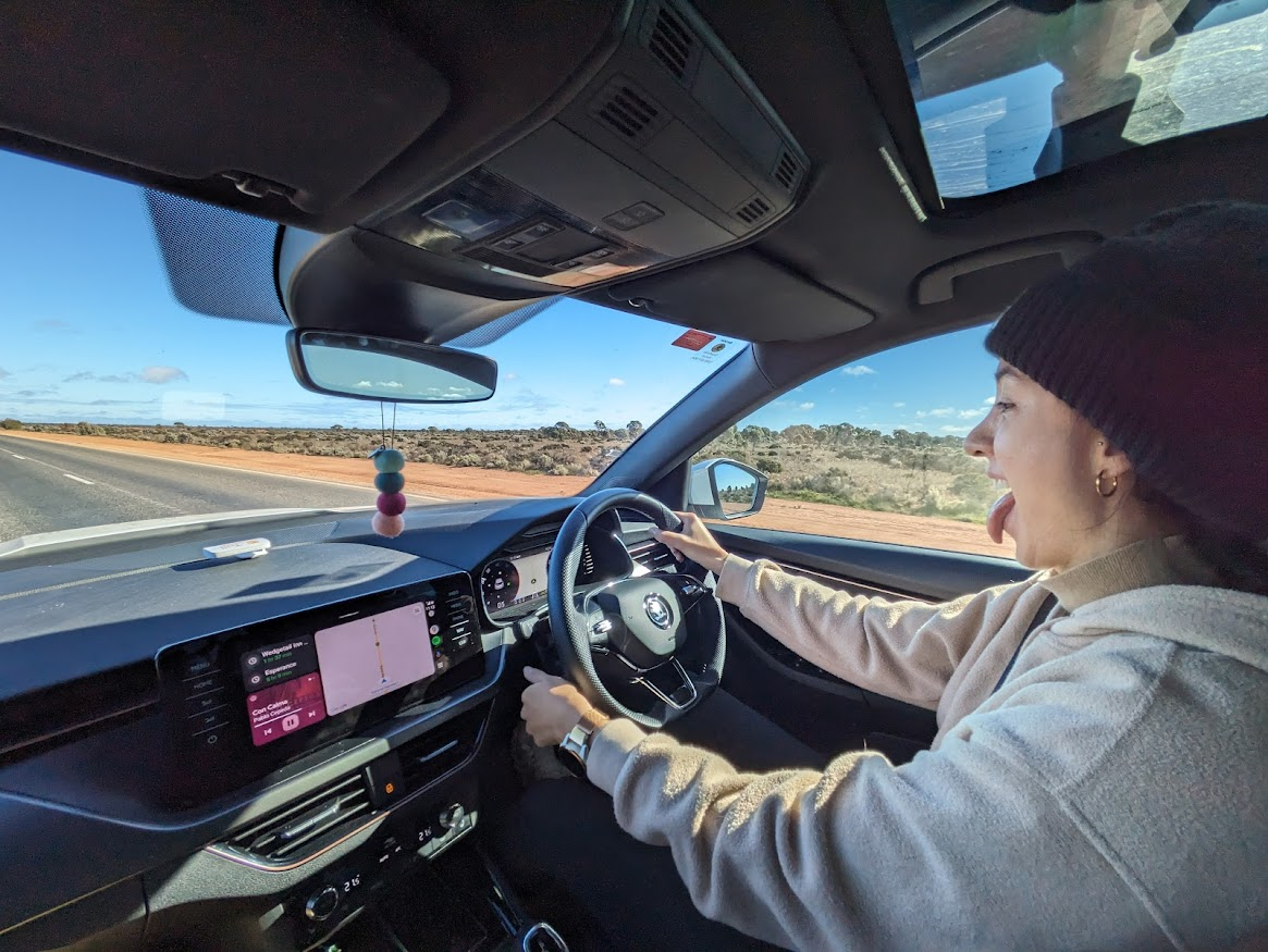 Driving across the Nullarbor