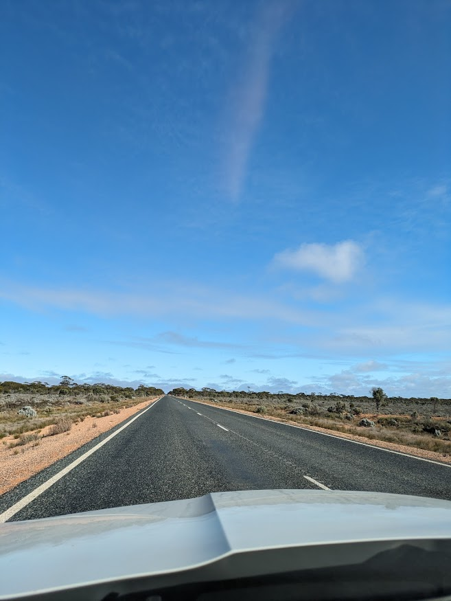 Driving across the Nullarbor