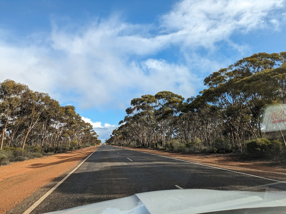 Driving across the Nullarbor